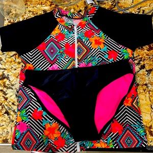 Girls 2 piece bathing suit